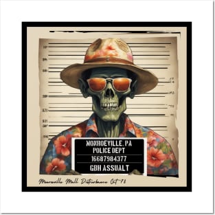 Zombie Police Mugshot, arrested  dead-velopment Posters and Art